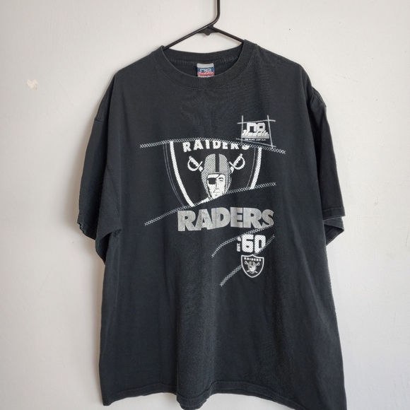 No Huddle Other - No Huddle No Plan Just Play Men's Raiders Black T- Shirt Size XXL